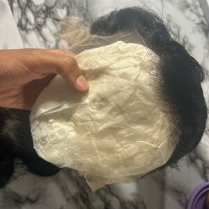 18 inch Natural Black Lace Front Wig
